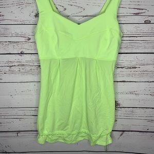 Lululemon Run Tame Me Tank Faded Zap Size 4